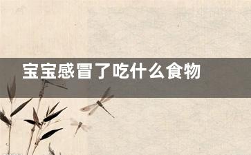 宝宝感冒了吃什么食物好 治疗感冒食物推荐(宝宝感冒吃什么菜对感冒有帮助)
